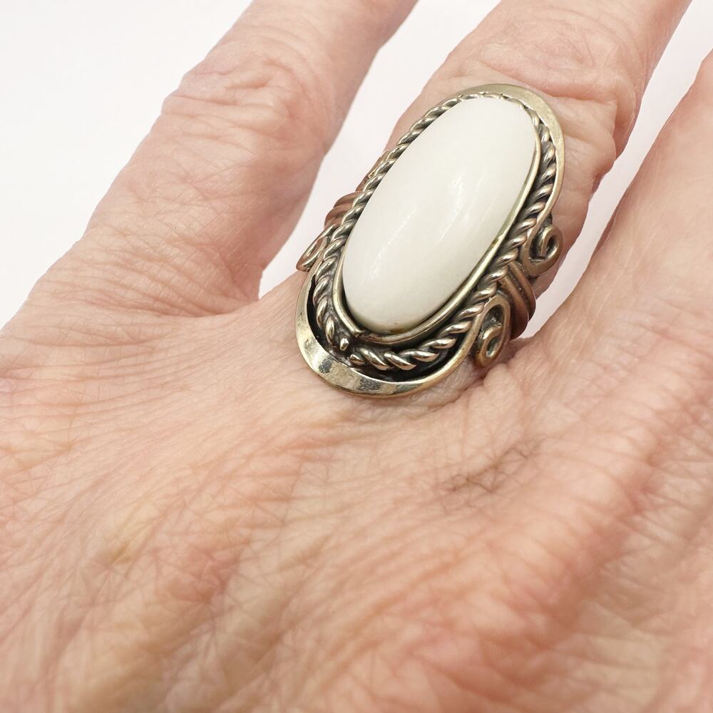 Vintage Inspired Adjustable Size 6 Womens RIng Coastal Cowgirl Southwestern - Picture 4 of 8